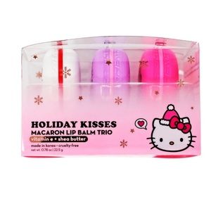 - Hello Kitty Holiday Macaron Lip Balm Trio